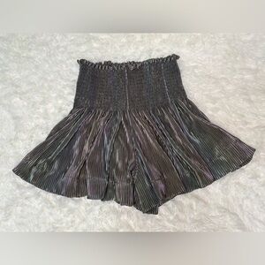 Queen of Sparkles Grey Pleat Swing Short size XS